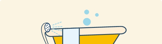 一人でお風呂に入れる